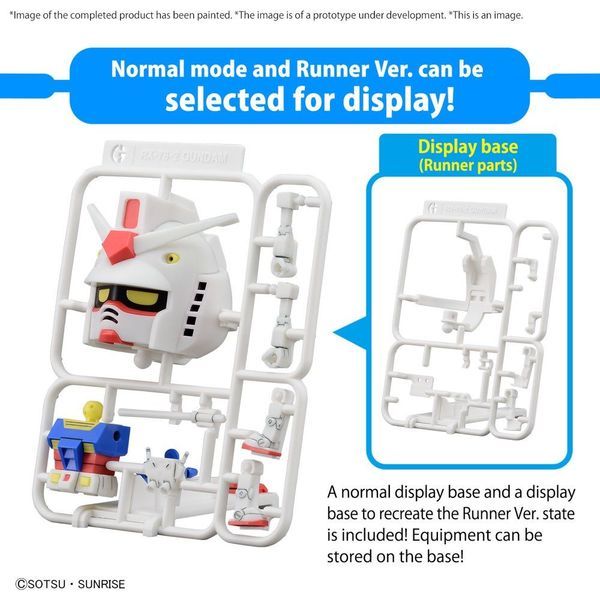 tùy biến robot Gunpla-kun DX Set with Runner Ver. Recreation Parts