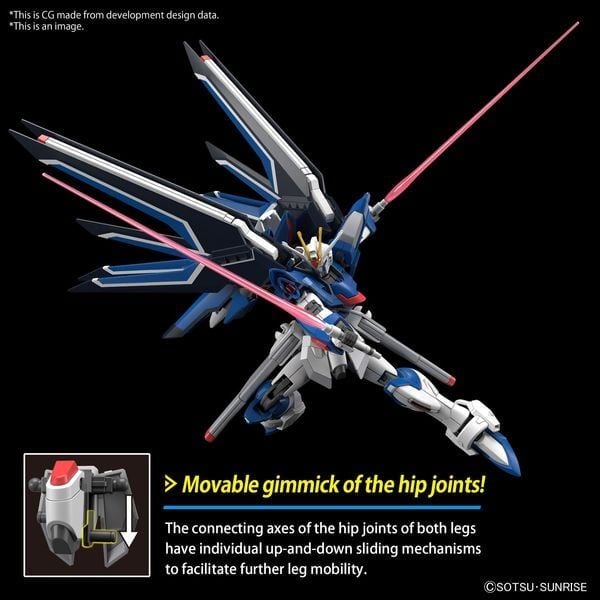 tùy biến robot Rising Freedom Gundam HG 1/144