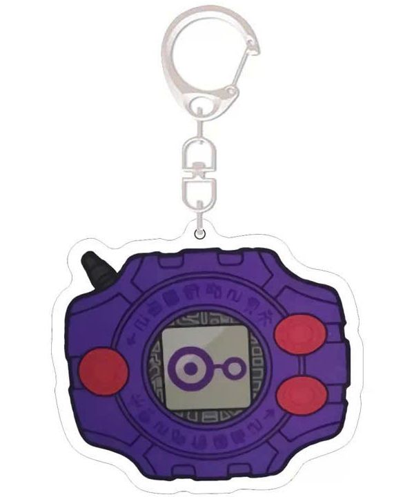 Móc khóa acrylic Digimon Digivice có kiểu dáng dễ thương, phù hợp làm phụ kiện trang trí túi xách và chìa khóa