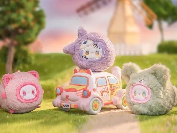 Đồ chơi nhồi bông Hộp Mù Lucky Emma Rua Rua Zoo Blind Box thiết kế động vật độc đáo dễ thương