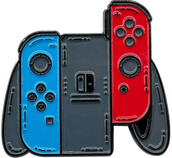 Huy hiệu pin kim loại Nintendo Switch Joy-con ship COD CPN toàn quốc Việt Nam