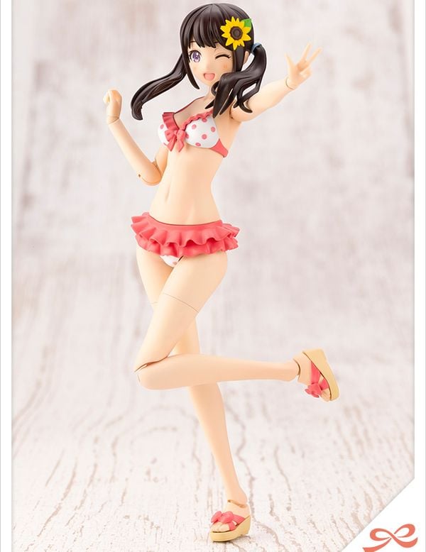 Mô hình lắp ráp Sousai Shojo Teien Madoka Yuki Swim Style - Kotobukiya JK017 nữ sinh đồ bơi mùa hè dễ thương  ráp theo kiểu bấm khớp chất liệu nhựa cao cấp an toàn