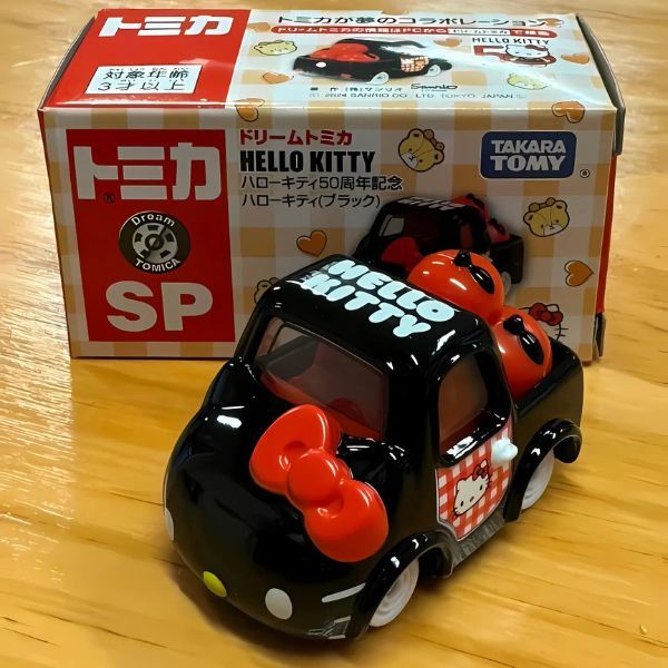 Mua xe mô hình đồ chơi Hello Kitty Dream Tomica SP Hello Kitty 50th Anniversary Black làm quà tặng cho trẻ em bạn bè người thân