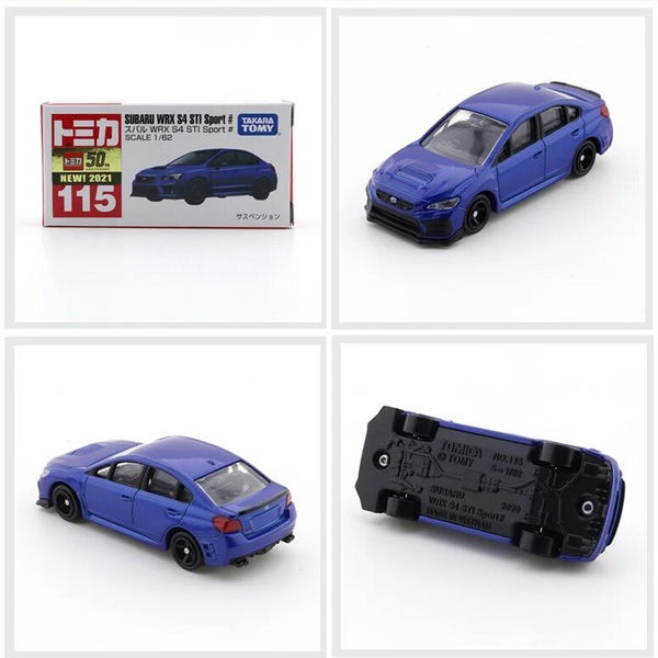 10 Đồ chơi mô hình siêu xe Tomica No. 115 Subaru WRX S4 STI Sport làm quà tặng lưu niệm sinh nhật cho các bé trai