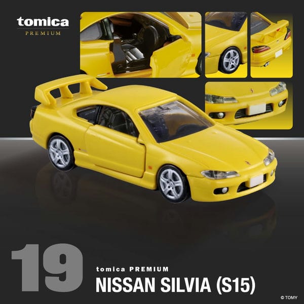 Tomica Premium 19 Nissan Silvia S15 xe mô hình Nhật Bản có thể đóng mở hai bên cửa
