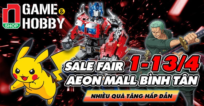 sự kiện pokemon one piece blokees tại nShop Aeon Mall Bình Tân lễ giỗ tổ Hùng Vương