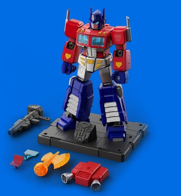 Transformers Model Kit AE01 - G1 Optimus Prime 18cm Luminous Eyes Blokees 71156 lý tưởng để trưng bày và bổ sung bộ sưu tập