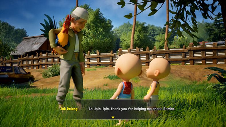 Chơi Upin & Ipin Universe, bạn bước vào một môi trường thế giới mở được thiết kế đẹp mắt