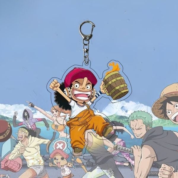 Móc khóa mica One Piece chibi Usopp dành cho fan One Piece