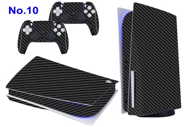 Vân carbon đen black color cho máy PS5 Standard Dualsense Controller