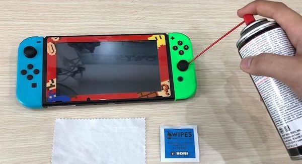 analog cleaning Nintendo Switch