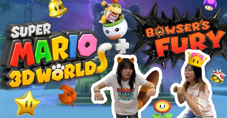 vlog SUPER MARIO 3D WORLD + BOWSER’S FURY CHO NINTENDO SWITCH