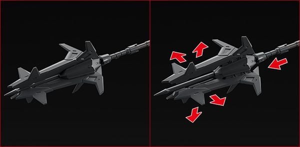 vũ khí đặc biệt của Gundam Barbatos MGSD gunpla