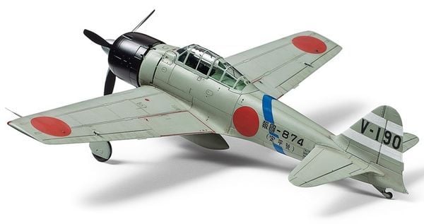 review mô hình Mitsubishi A6M3 Zero Fighter Model 32 Hamp 1-72 Tamiya 60784