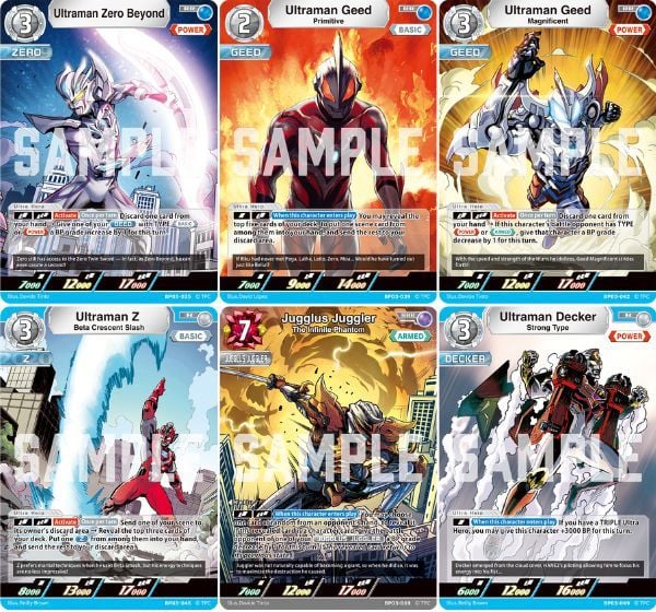 Sở hữu ngay bộ thẻ bài Ultraman Card Game Booster Pack Shadow of Undying Vengeance BP03 chính hãng siêu phẩm cho người sưu tầm bài