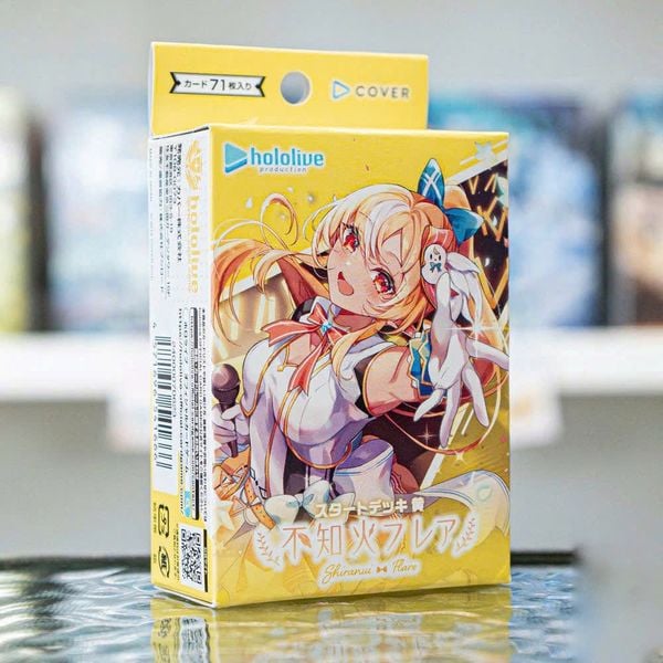 Bộ sưu tập thẻ bài Hololive Official Card Game Start Deck Vol. 07 Yellow Shiranui Flare chính hãng dành cho các fan cuồng của thế giới VTuber