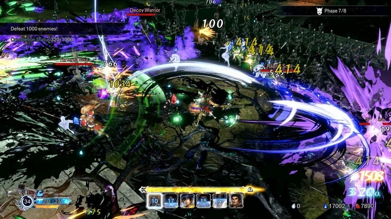 Tóm tắt các chức năng chính trong WARRIORS: Abyss