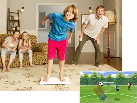 Máy game Wii Fit tập thể dục