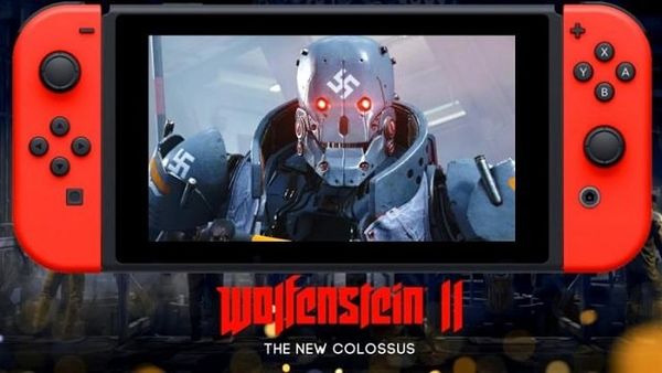 Wolfenstein 2 tren nintendo switch