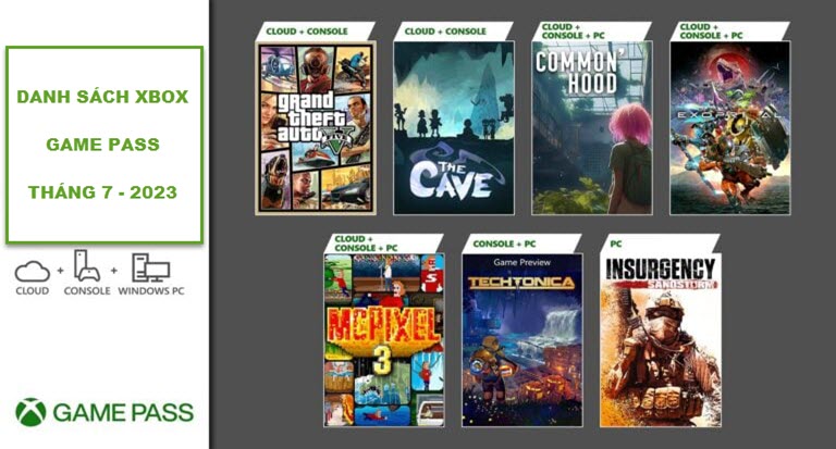 Xbox Game Pass tháng 7 xôn xao vì đổ bộ loạt game hay, có cả GTA5 và Techtonica