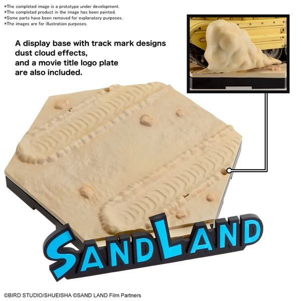 mô hình xe tăng truyện tranh Sand Land Tank 104 1:35 bandai