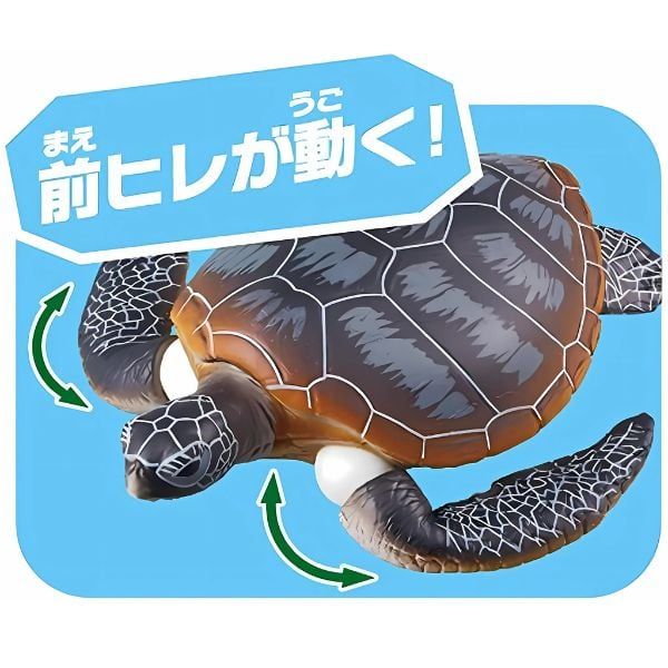 Ania AS-20 Green Sea Turtle Floating Ver - Đồi Mồi Dứa Có Khớp Cử Động Linh Hoạt