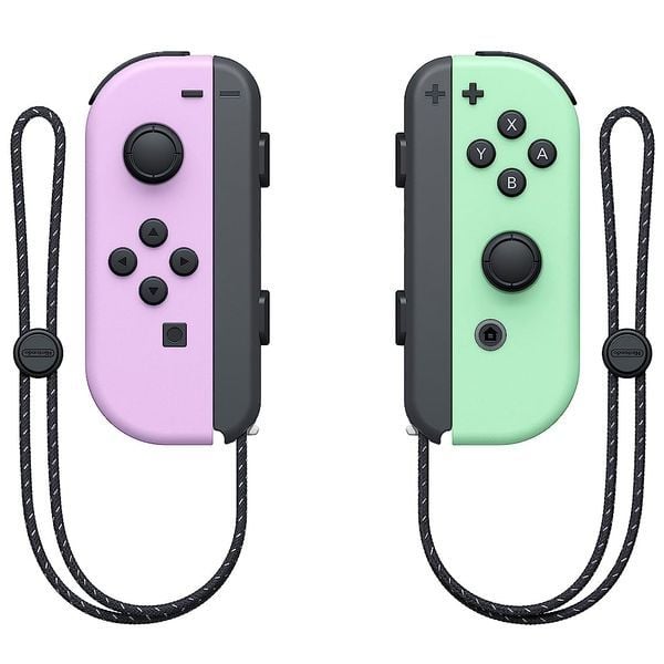 review tay cầm Joy-Con Controller Set Pastel Purple Pastel Green Nintendo Switch