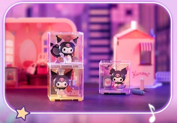 Mua Mô Hình Kuromi Fun Rhapsody Moetch Blind Box Pro MM05 khui hộp mù may mắn dùng sưu tầm trưng bày