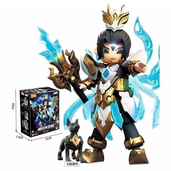 Hero Infinity Model Kit Armor Version 16 Yang Jian - Dương Tiễn Nhị Lang Thần - Blokees 85022 kèm pet đen