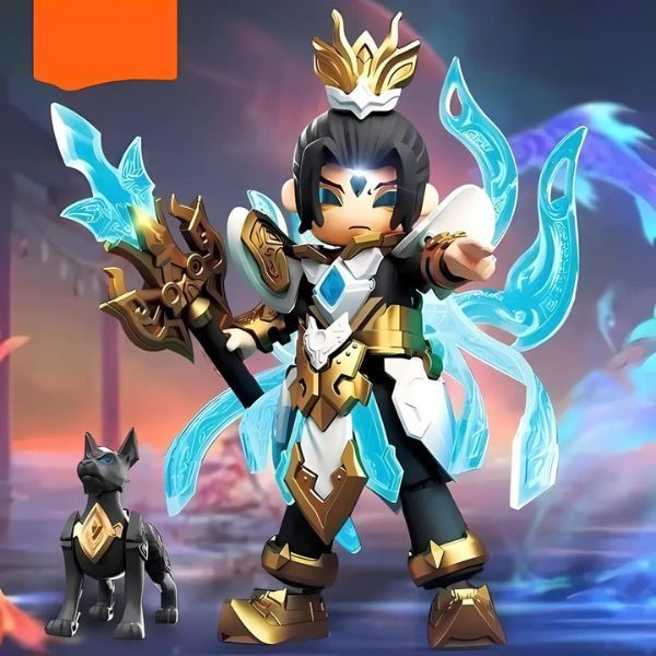 Hero Infinity Model Kit Armor Version 16 Yang Jian - Dương Tiễn Nhị Lang Thần - Blokees 85022 vàng kim