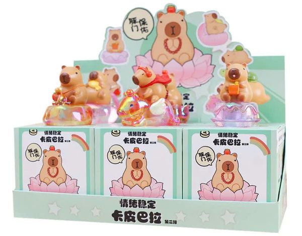 Mua Hộp Mù Capybara Chill Chill Tịnh Tâm Blind Box mở random test nhân phẩm siêu vui
