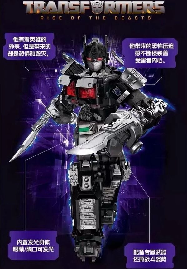 Mô hình lắp ráp Transformers Model Kit Classic Class 08 Nemesis Prime 12.5cm Luminous Eyes Blokees 71155 đẹp mắt mua trang trí trưng bày sưu tầm làm quà tặng