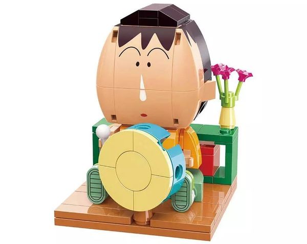 review Mô hình Keeppley Crayon Shin Chan Horya K20604 đẹp mắt trang trí trưng bày bàn học kệ sách