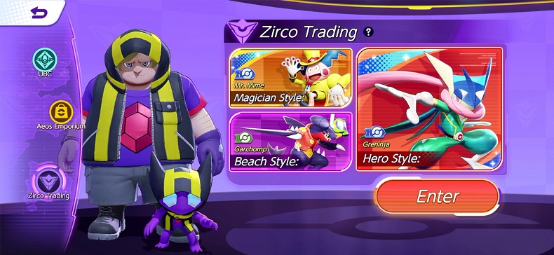 Zirco Trading Pokemon Unite