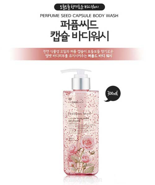Sữa tắm hoa hồng The Face Shop Perfume Seed Capsule Body Wash