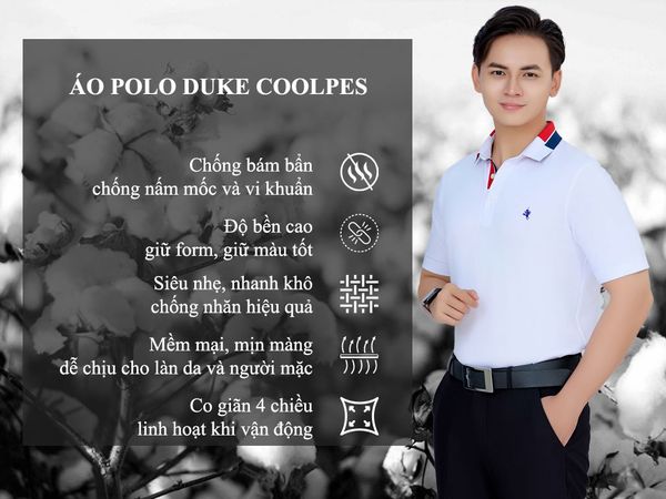 Áo Polo nam Duke CoolPES