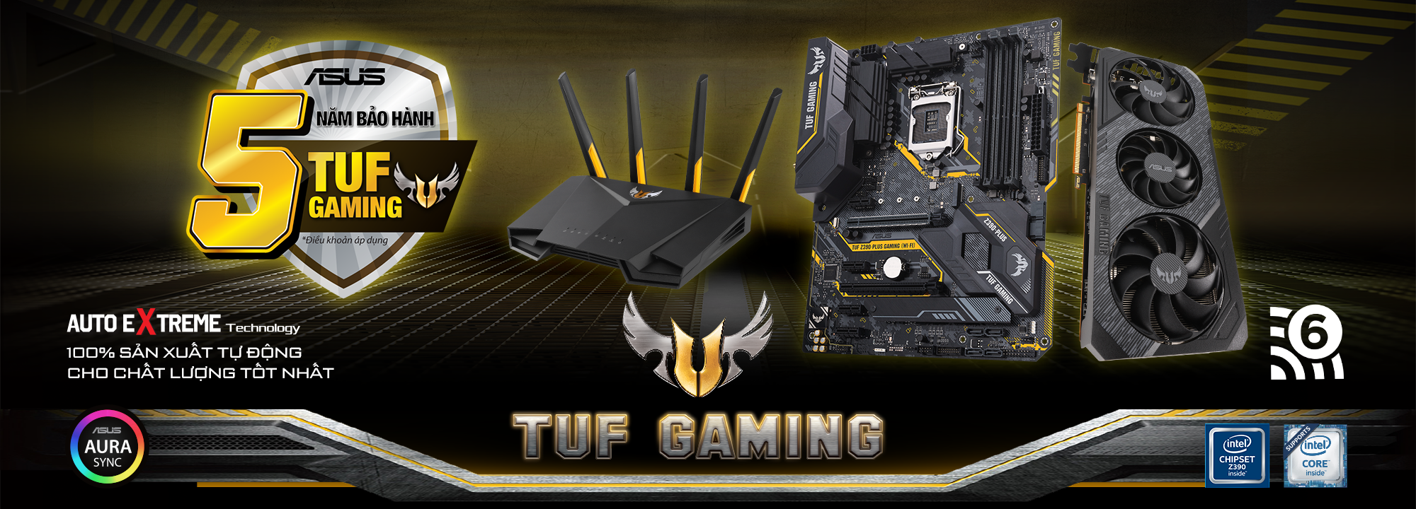 MUA ROUTER TUF GAMING - TẶNG BẢO HÀNH 5 NĂM