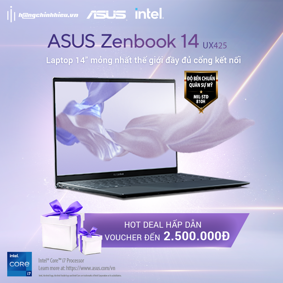 MUA ZENBOOK NHẬN ƯU ĐÃI HẤP DẪN LÊN ĐẾN 2.500.000Đ