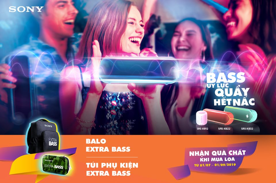 MUA LOA SONY NHẬN QUÀ CHẤT - BASS UY LỰC QUẨY HẾT NẤC