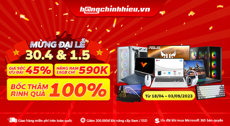 ƯU ĐÃI TƯNG BỪNG - CHÀO MỪNG ĐẠI LỄ 30/04 - 01/05