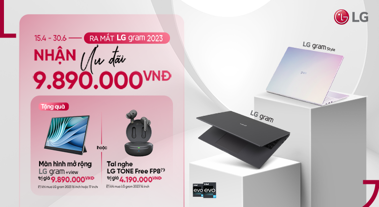 LG Gram Style 2023: Laptop thời trang cấu hình mạnh