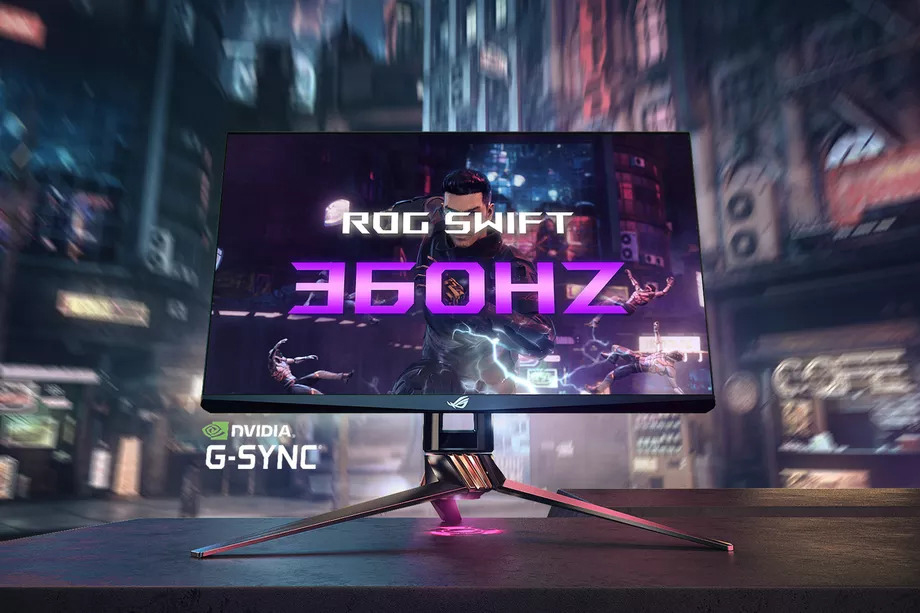 Asus ROG Swift 360Hz đi kèm đó là công nghệ G-Sync
