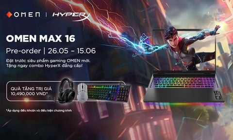 PRE-ORDER: HP OMEN MAX 16 (2025) - NHẬN QUÀ TẶNG TRỊ GIÁ HƠN 10 TRIỆU ĐỒNG