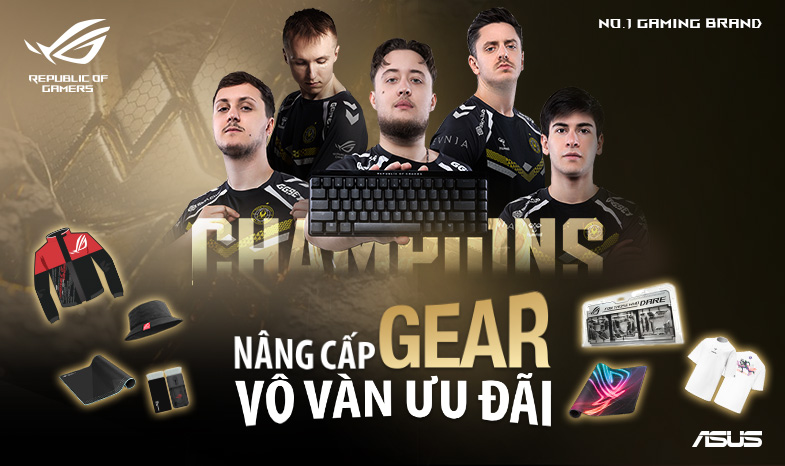 CTKM ASUS: NÂNG CẤP GEAR, VÔ VÀN ƯU ĐÃI (TỪ 15/04 - 30/06/2025)