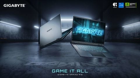 Laptop GIGABYTE Gaming A16 – Hiệu năng vượt trội, thiết kế gaming gọn nhẹ, tích hợp AI