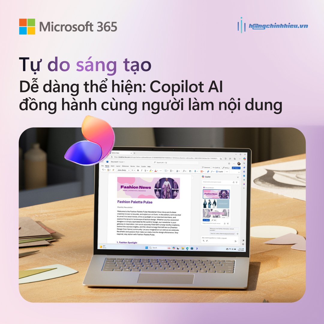 Tự do sáng tạo – Copilot AI giúp bạn hiện thực hóa mọi ý tưởng