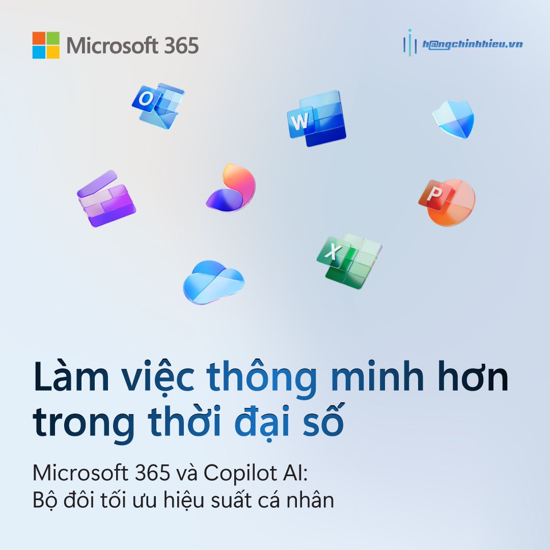 Microsoft 365 và Copilot AI: Bộ đôi tối ưu hiệu suất cá nhân