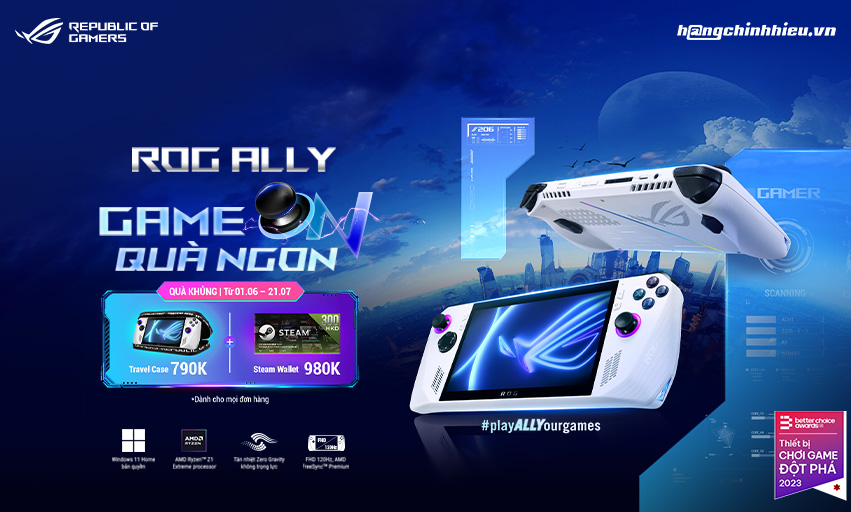 [CTKM] ASUS ROG ALLY – GAME ON QUÀ NGON