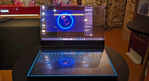 Lenovo ra mắt laptop trong suốt đầu tiên tại sự kiện MWC 2024
