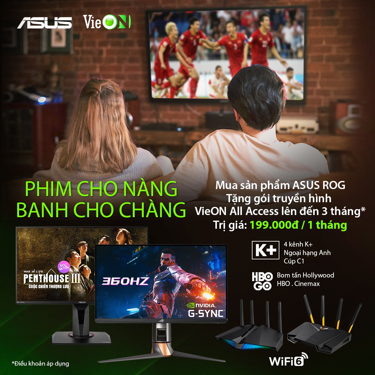 ASUS - VieOn promotion - PHIM CHO NÀNG BANH CHO CHÀNG